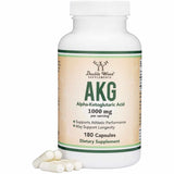 Double Wood Supplements AKG 1000 mg - 180 Cápsulas - Puro Estado Físico