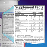 Holistic Method Magnesio 400 mg - Sabor Cereza - 120 Gomitas - Tabla Nutricional - Puro Estado Físico