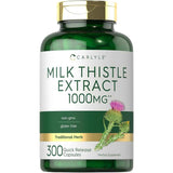 Milk Thistle Extract 1000 mg - 300 Cápsulas de Liberación Rápida - Puro Estado Físico