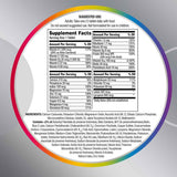 Centrum Multivitamínico Para Hombres 50+ - 200 Tabletas - Tabla Nutricional - Puro Estado Físico