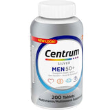 Centrum Multivitamínico Para Hombres 50+ - 200 Tabletas - Puro Estado Físico