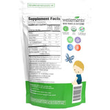 Wellements Probiótico Orgánico Para Niños - Sabor Melocotón Mango - 60 Gomitas - Tabla Nutricional - Puro Estado Físico