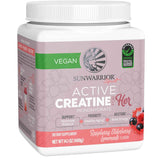 Sunwarrior Creatina Activa Para Mujeres - Sabor Limonada de Frambuesa y Saúco - 400 g - Puro Estado Físico