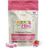 Miracle Moo Calostro - Sabor Fresa - 60 Masticables - Puro Estado Físico