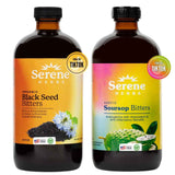 Serene Herbs Bitters De Guanábana Y Semilla Negra - Sabor Guanabana - 32 Fl Oz - Puro Estado Físico