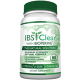 Consumer Health IBS Clear™ con BioPerine® - Alivio Para Síndrome De Intestino Irritable - 60 Cápsulas - Puro Estado Físico