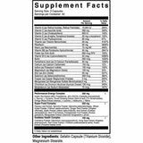 1st Phorm M-Factor Goddess Multivitamínico para Mujeres - 120 Cápsulas - Tabla Nutricional - Puro Estado Físico