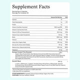 Nutrafol Suplemento para Crecimiento del Cabello en Mujeres Mayores de 45 años - 120 Cápsulas - Tabla Nutricional - Puro Estado Físico