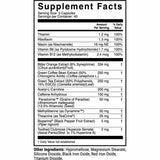 1-Db Goddess Quemador de Grasa para Mujer - 80 Cápsulas - Tabla Nutricional - Puro Estado Físico