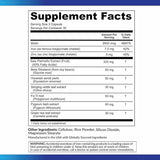 Pure Research DHT Blocker Soporte para el Crecimiento del Cabello - 60 Cápsulas - Tabla Nutricional - Puro Estado Físico