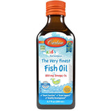Frasco de suplemento Carlson Aceite de Pescado para Niños Naranja 200 ml