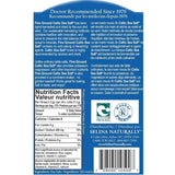 Tabla nutricional de la sal Celtic Sea Salt Sal Marina Fina 1/2 lb