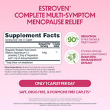 Tabla nutricional del suplemento Estroven Complete Multi-Symptom 28 comprimidos