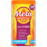 Frasco de suplemento Metamucil Cáscara de Psyllium Naranja 180 dosis