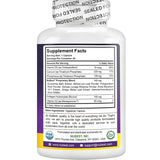 Tabla nutricional del suplemento NuBest Tall 10+ 60 Cápsulas