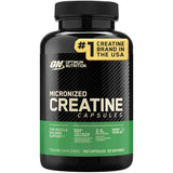 Frasco de suplemento Optimum Nutrition Monohidrato de Creatina Micronizada 2500 mg 100 Cápsulas