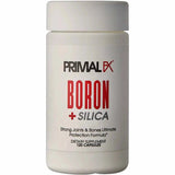 PrimalFX Boro con Sílice 153 mg - 120 Cápsulas - Suplemento natural para soporte óseo y salud articular.