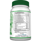 Consumer Health IBS Clear™ con BioPerine® - Alivio Para Síndrome De Intestino Irritable - 60 Cápsulas - Tabla Nutricional - Puro Estado Físico