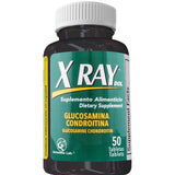 Frasco de suplemento X Ray Dol Glucosamina, Condroitina y MSM 50 tabletas