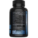 Tabla nutricional del suplemento Zhou Nutrition Iron Beard Fórmula para Barba y Cabello 60 cápsulas