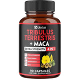 Frasco de suplemento Zolotus Tribulus Terrestris + Maca 4 en 1 90 cápsulas