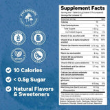 Tabla nutricional del suplemento 1 Above Jet Lag Relief 10 tabletas efervescentes