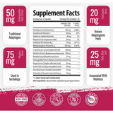 1 Body  Soporte Adrenal – Suplemento para el Estrés y Energía Natural  - 60  Cápsulas Veganas