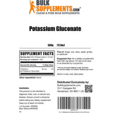 Gluconato de Potasio 500 mg - Puro Estado Fisico