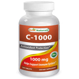 Best Naturals Vitamin C - 1000 mg - 240 Tabletas - Puro Estado Fisico