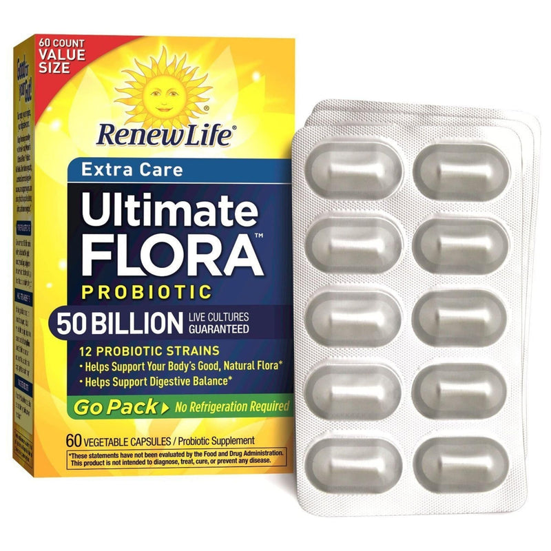 Renew Life Ultimate Flora Extra Care Probiotic 50 Billion - Puro Estado Fisico
