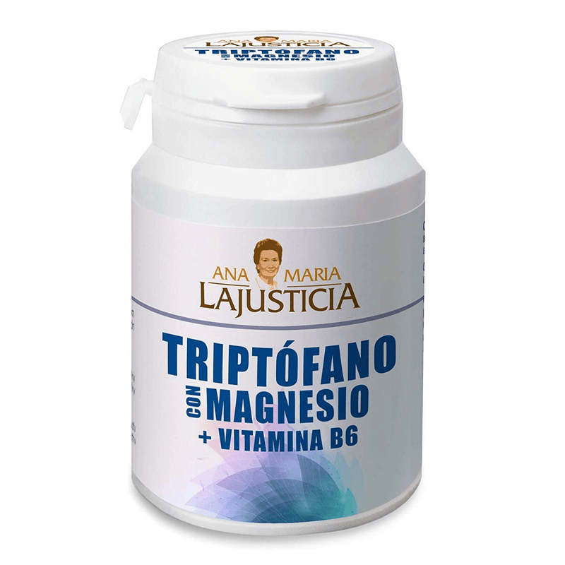Ana María Lajusticia Triptófano con Magnesio y Vitamina B6 - 60 Tabletas - Puro Estado Fisico