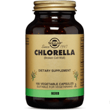Solgar Chlorella - 100 Cápsulas De Origen Vegetal - Puro Estado Fisico