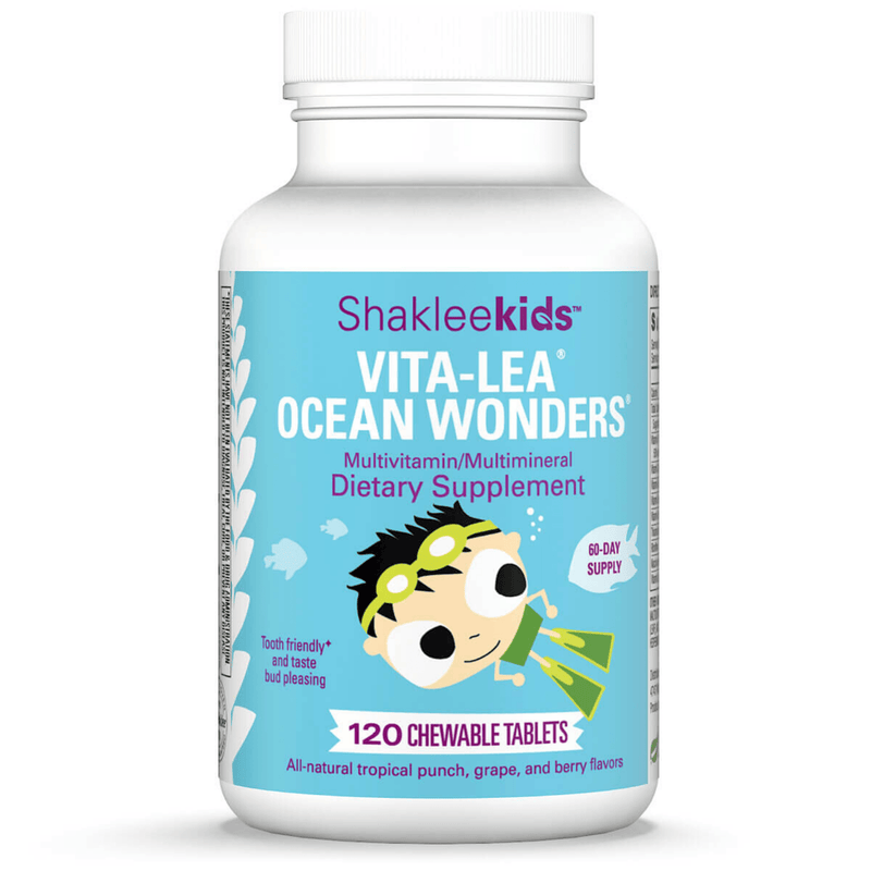 Shaklee Shakleekids Vita-Lea Ocean Wonders - Multivitamínico para niños - Puro Estado Fisico