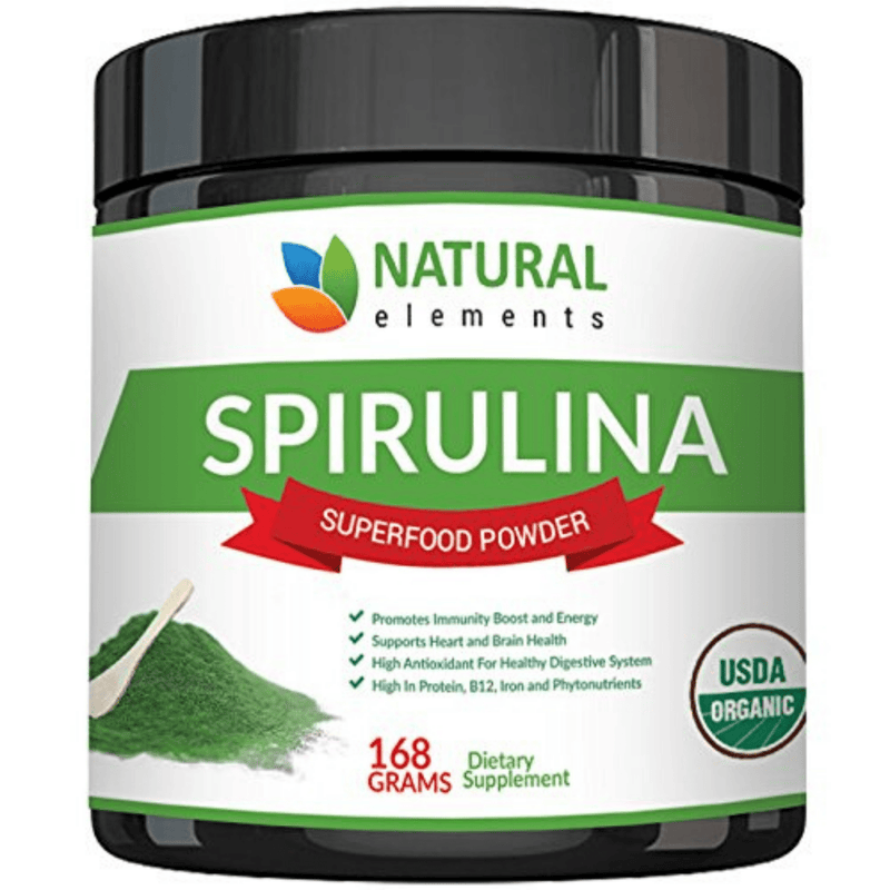 Natural Elements Spirulina Superfood Powder - 168 g - Puro Estado Fisico