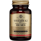 Solgar Natural Vitamin K2 (MK-7) 100 mcg - 50 Cápsulas de Origen Vegetal - Puro Estado Fisico