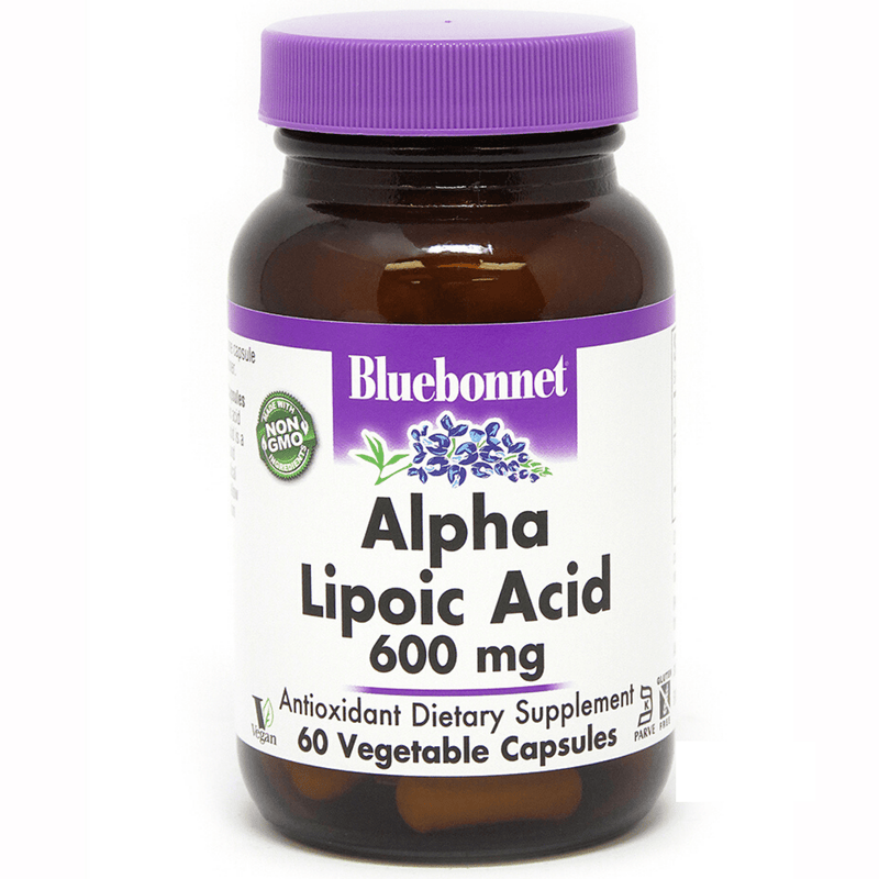 Bluebonnet Alpha Lipoic Acid 600 mg - Vegetable Capsules - Puro Estado Fisico