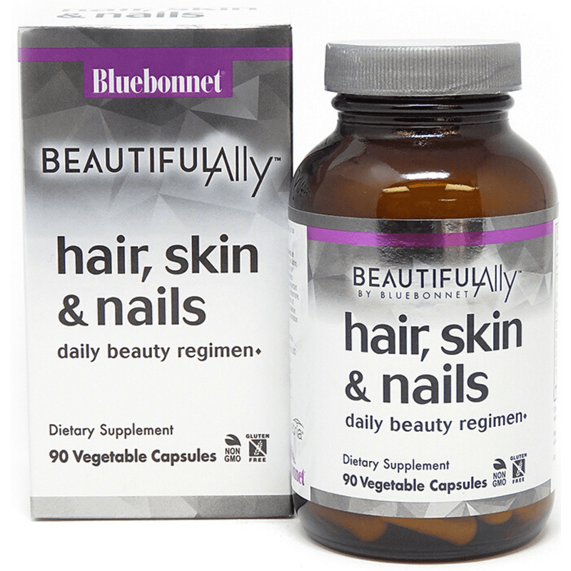 Bluebonnet Beautiful Ally Hair Skin & Nails - Vegetable Capsules - Puro Estado Fisico