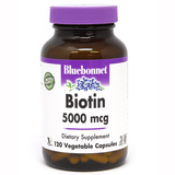 Bluebonnet Biotin - 5000 mcg - Puro Estado Fisico