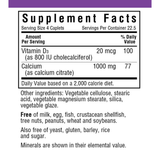 Bluebonnet Calcium Citrate Plus Vitamin D3 - Caplets - Puro Estado Fisico
