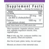 Bluebonnet Calcium Citrate Plus Vitamin D3 - Caplets - Puro Estado Fisico