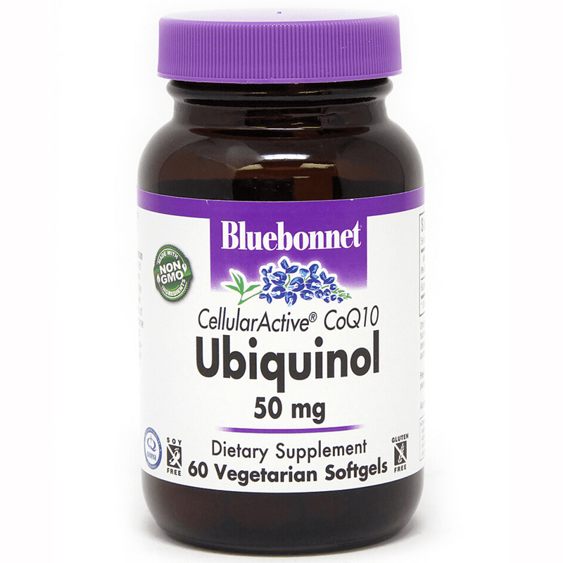 Bluebonnet CellularActive CoQ10 Ubiquinol - 50 mg - Vegetarian Softgels - Puro Estado Fisico