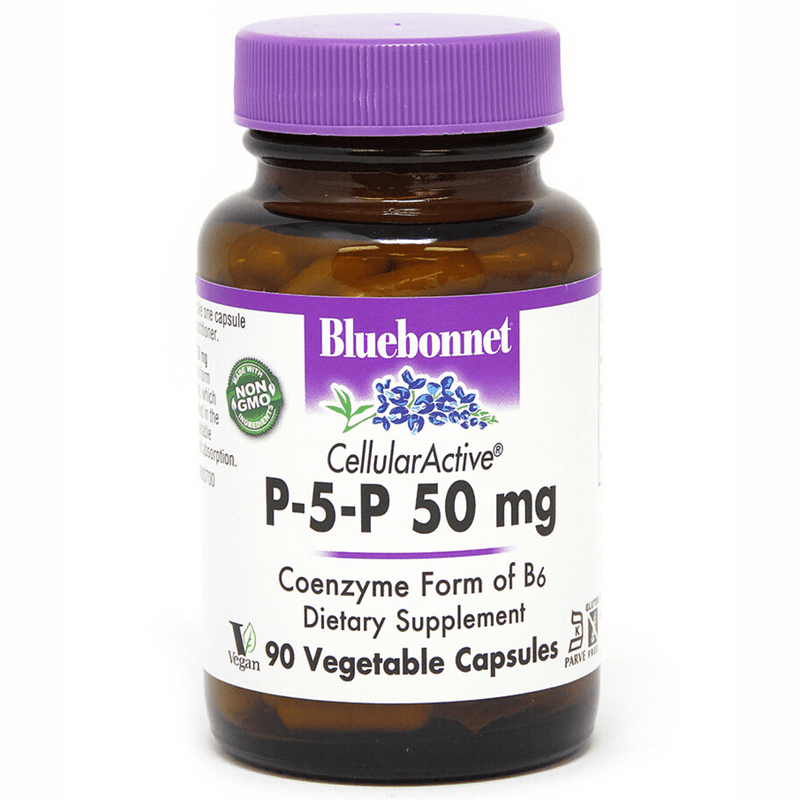 Bluebonnet CellularActive P-5-P - 50 mg - 90 Cápsulas De Origen Vegetal - Puro Estado Fisico