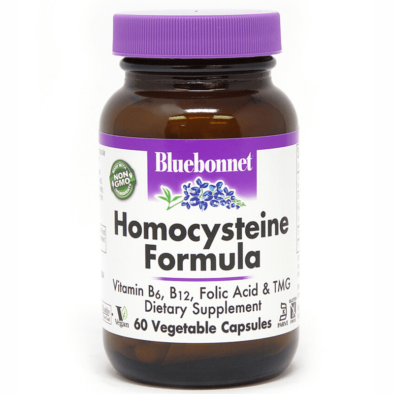Bluebonnet Homocysteine Formula - Vegetable Capsules - Puro Estado Fisico