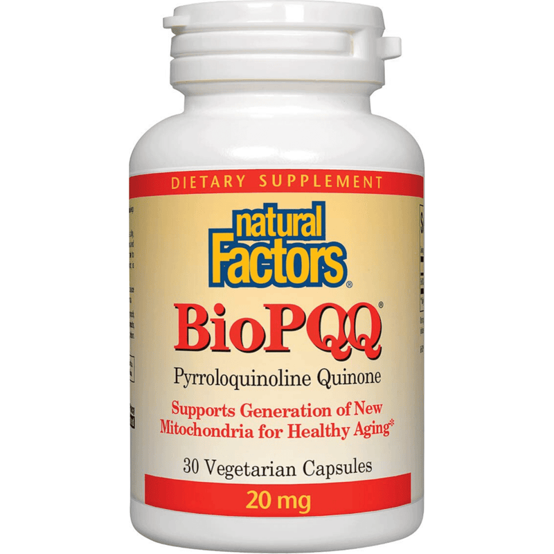 Natural Factors Bio PQQ - 30 Cápsulas Blandas - Puro Estado Fisico