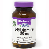 Bluebonnet L-Glutamine - 500 mg - Vegetable Capsules - Puro Estado Fisico