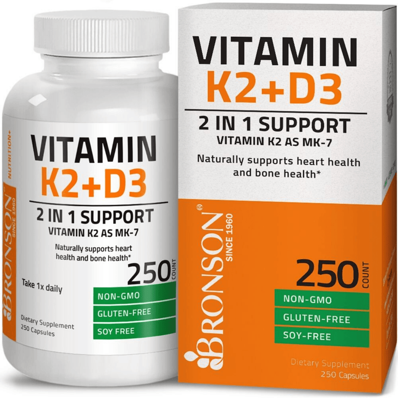 Bronson Vitamin K2 with D3 - Puro Estado Fisico