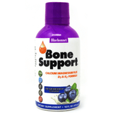 Bluebonnet Liquid Bone Support with Calcium Magnesium Citrate Plus Vitamins D3 & K2 - Arándano Azul - 472 ml - Puro Estado Fisico