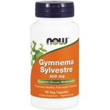 NOW Foods Gymnema Sylvestre 400 mg - 90 Cápsulas Vegetales - Puro Estado Fisico
