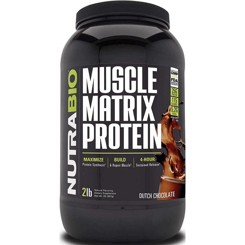 NutraBio Muscle Matrix Protein - 2 lb - Puro Estado Fisico