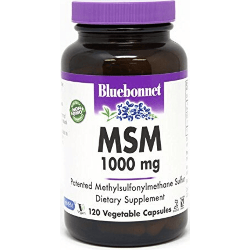 Bluebonnet Msm 1000 Mg - 60 Vegetable Capsules - Puro Estado Fisico